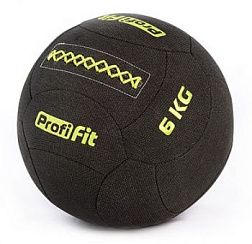 Медицинбол набивной кевларовый Profi-Fit, (Kevlar Wallball) 6 кг | sportres.ru