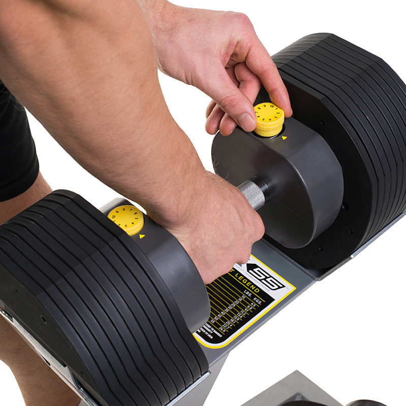 Набор гантелей FD Fitness MX Select MX-55S 4,5-24,9 кг (2 шт) со стойкой | sportres.ru фото 6