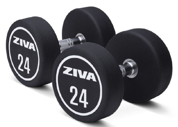 Набор гантелей уретановых Ziva 42-50 кг | sportres.ru фото 1