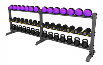 Стойка для хранения оборудования А0157 (гири-гантели-мячи) | sportres.ru