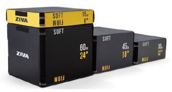 Комплект двухсторонних плиометрических коробок (15, 30, 45, 60 см)  Ziva ZFT-PYST-0739 | sportres.ru
