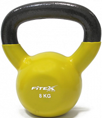 Гиря в виниловой оболочке Fitex Pro, 8 кг | sportres.ru