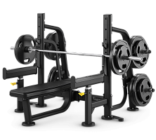 Скамья горизонтальная для жима со страховочными упорами Vision Fitness VST600-FW88 | sportres.ru