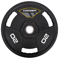 Диск олимпийский 20 кг. Hasttings Digger HD51C3A-20 | sportres.ru