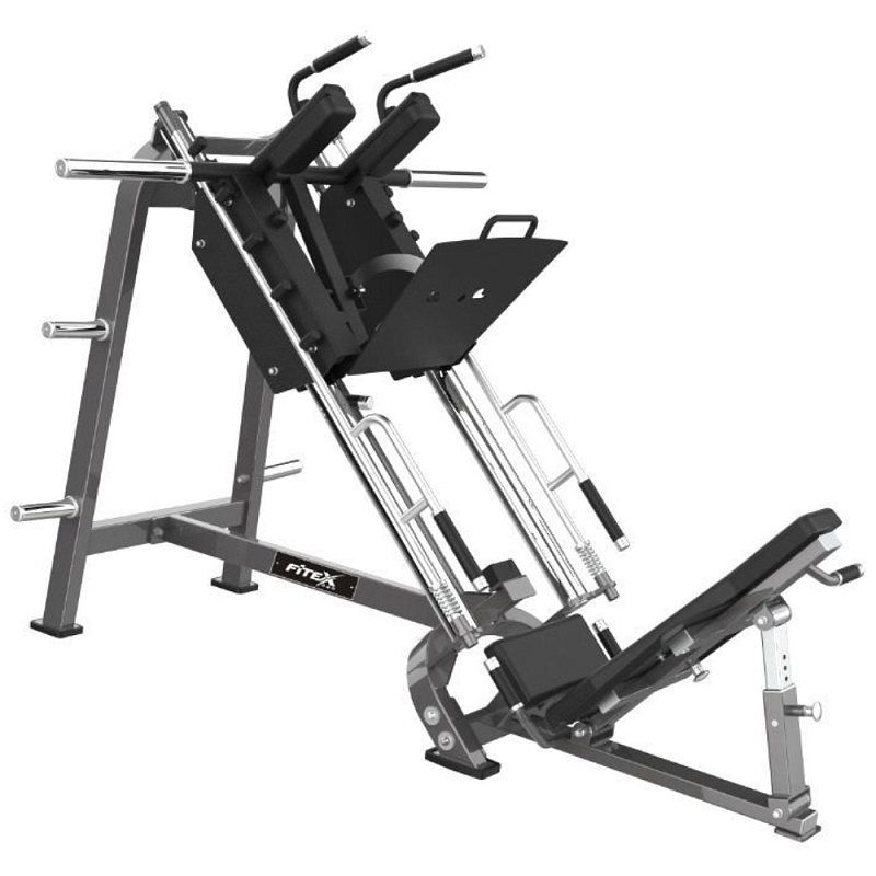 Жим ногами - Гак машина (комбинированный) Fitex Pro Sway FTX-82033 | sportres.ru фото 1