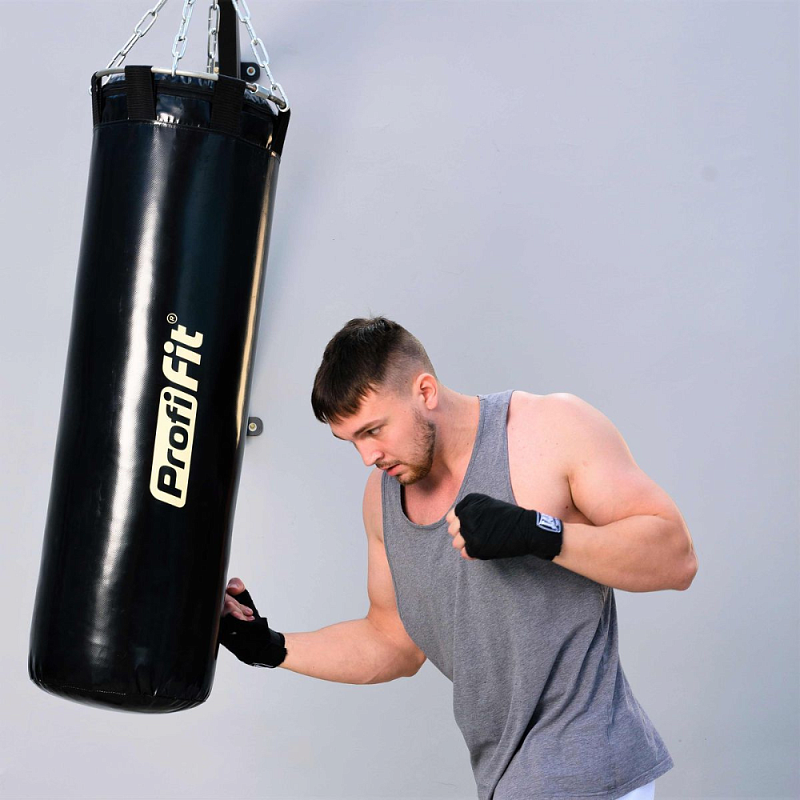 Мешок боксерский (резиновая крошка) 30 кг, 920х250 мм Profi-Fit | sportres.ru фото 4