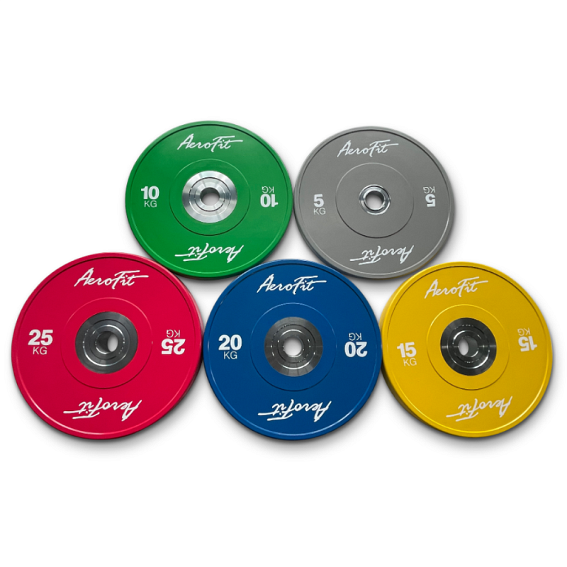 Бамперный диск для кроссфита 25 кг Aerofit AFBDC25 | sportres.ru фото 1