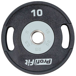 Диск полиуретановый D51 мм 10 кг. Profi-Fit | sportres.ru