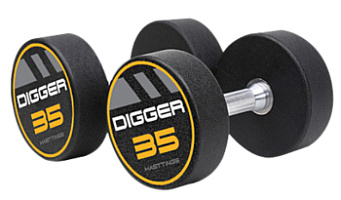 Комплект гантелей (5 пар) от 40 до 50 кг. Hasttings Digger HD51D4C-40-50 | sportres.ru