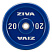 Диск XP бампированный обрезиненный цветной Ziva, 20 кг | sportres.ru