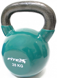 Гиря в виниловой оболочке Fitex Pro, 28 кг | sportres.ru