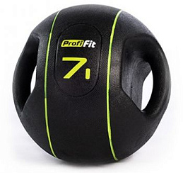 Медицинбол Profi-Fit, с хватами 7 кг | sportres.ru