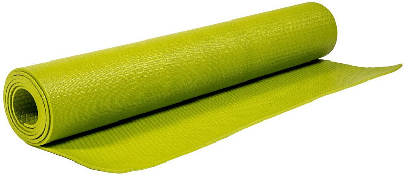 Коврик для йоги и фитнеса Profi-Fit, 4 мм, Проф Плюс (светло-зеленый) | sportres.ru фото 2
