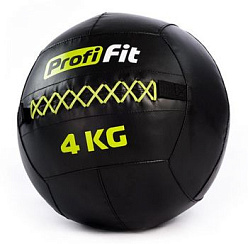 Медицинбол набивной (Wallball) Profi-Fit, 4 кг | sportres.ru