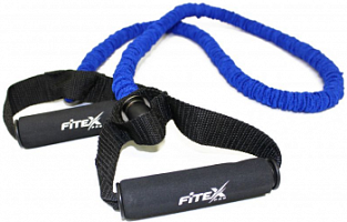 Эспандер трубчатый в рукаве Fitex Pro, тяжелый | sportres.ru