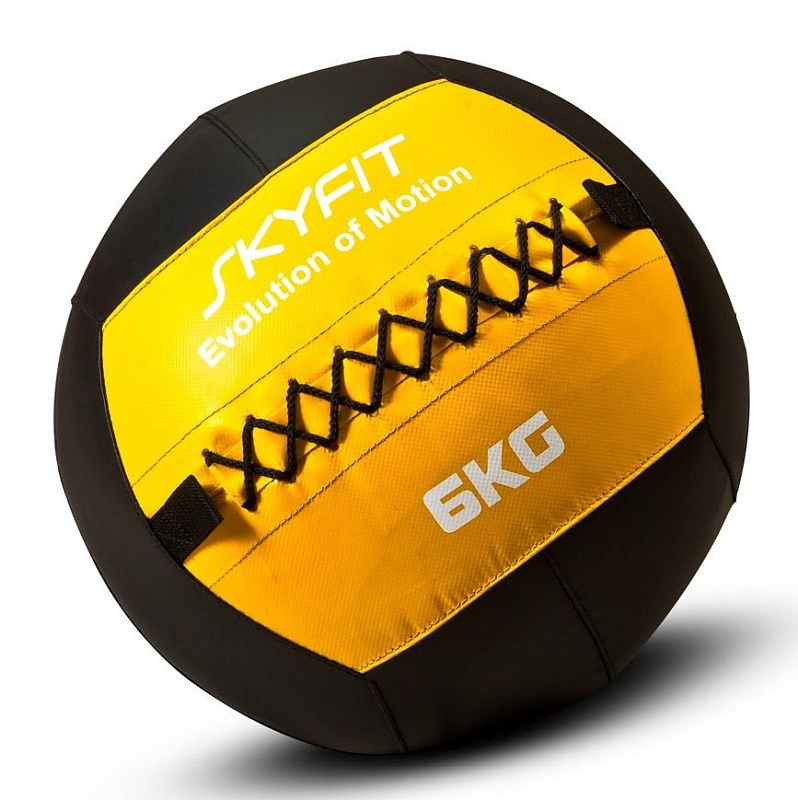 Тренировочный мяч мягкий Wall Ball SkyFit, 6 кг | sportres.ru фото 1