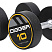 Комплект гантелей (20 пар) от 2,5 до 50 кг. Hasttings Digger HD51D4C-2,5-50 | sportres.ru