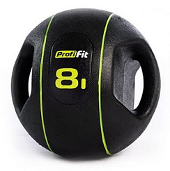 Медицинбол Profi-Fit, с хватами 8 кг | sportres.ru