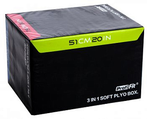 Универсальный SOFT PLYO BOX, Profi-Fit, 3 в 1, 51-61-75см | sportres.ru