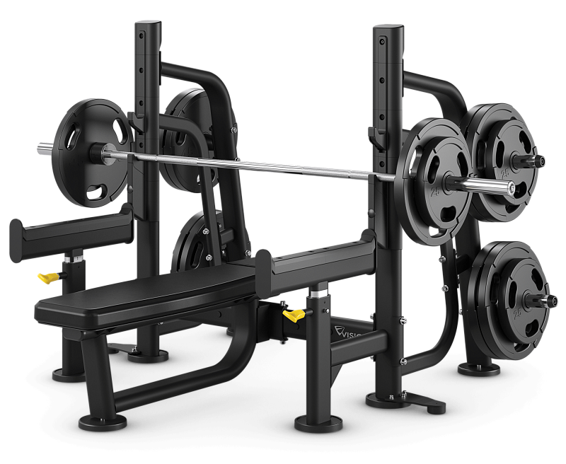 Скамья горизонтальная для жима со страховочными упорами Vision Fitness VST600-FW88 | sportres.ru фото 1