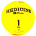 Медицинский мяч Aerofit 1 кг, желтый | sportres.ru