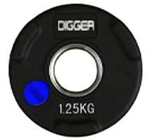 Диск олимпийский обрезиненный 3-х хватовый 1,25 кг. Hasttings Digger HD51C1C-1,25 | sportres.ru