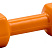 Гантель в виниловой оболочке Profi-Fit 2 кг, форма шестигранник, оранжевый | sportres.ru