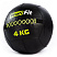 Медицинбол набивной (Wallball) Profi-Fit, 4 кг | sportres.ru