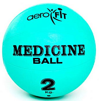 Медицинский мяч Aerofit 2 кг, зеленый | sportres.ru