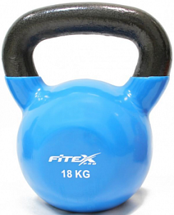 Гиря в виниловой оболочке Fitex Pro, 18 кг | sportres.ru
