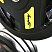 Олимпийский обрезиненный диск Aerofit 1,25 кг, черно-желтый | sportres.ru