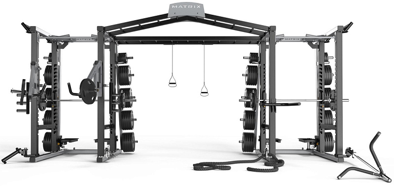 Силовая рама Matrix Magnum Double Mega Rack MG-MR47x2 | sportres.ru фото 1