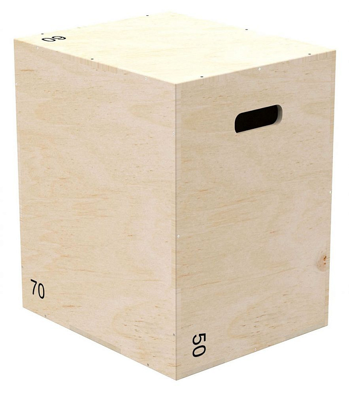 Универсальный PLYO BOX фанера, Profi-Fit, 3 в 1, 50-60-75см | sportres.ru фото 1