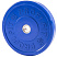 Диск для штанги каучуковый, синий, D-51, 20 кг. Profi-Fit  | sportres.ru