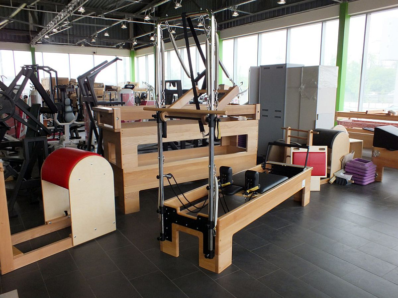 Комбинированный стол трапеция вертикальный Pilates Plus CТV | sportres.ru фото 8